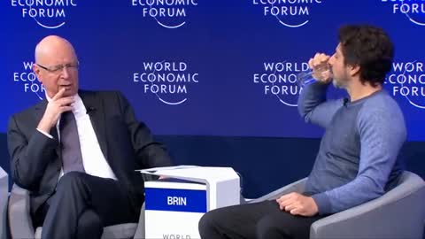 “AVRETE TUTTI GLI IMPIANTI” - Klaus Schwab e il co-fondatore di Google guardano decisamente verso il transumanesimo!!😱😱😱