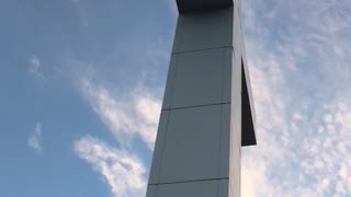 Cross on the Mississippi river