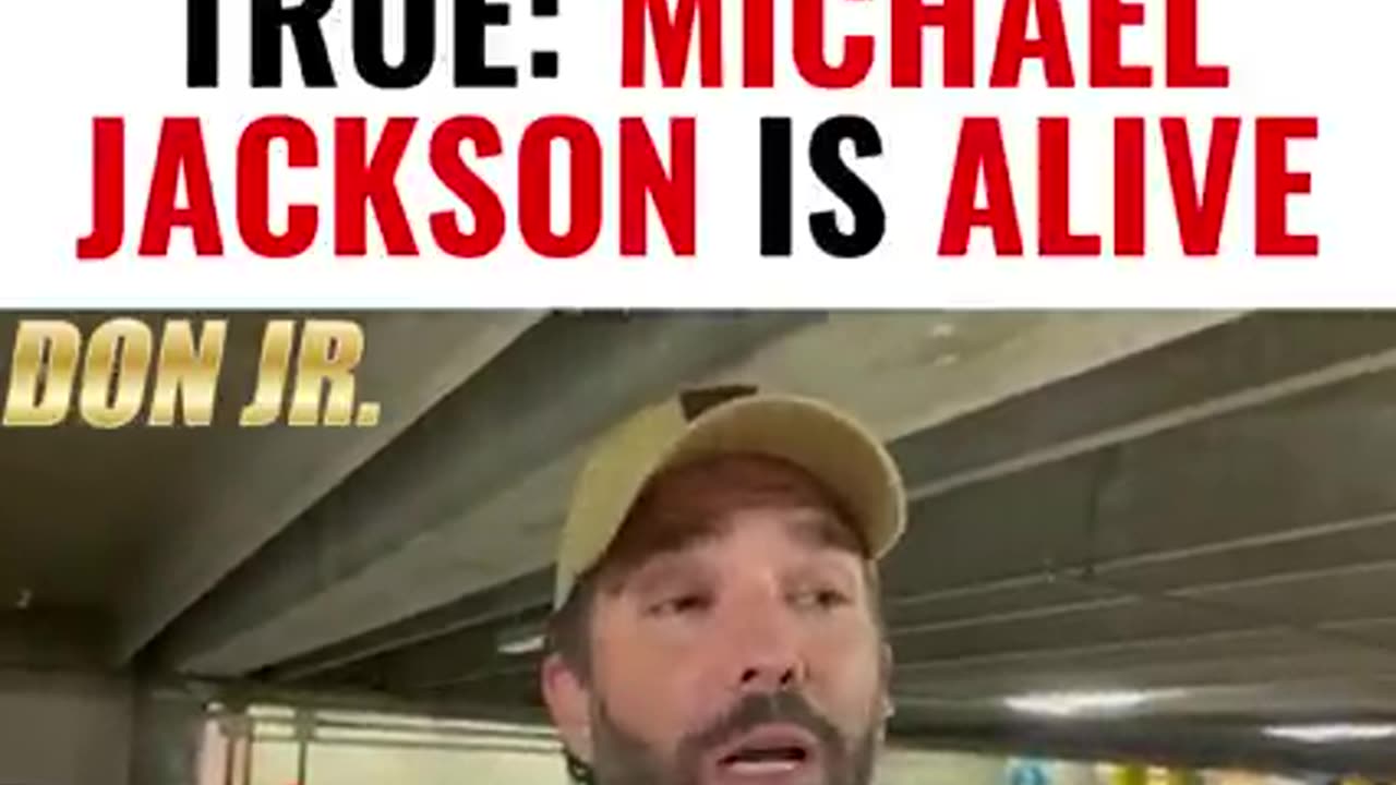 💥💥TRUMP JR. EXPLAINING EVIDENCE HE SAW THAT MJACKSON IS STILL ALIVE❗️💥💥APPARENTLY TALKING ABOUT PELOSI?!😜🤣