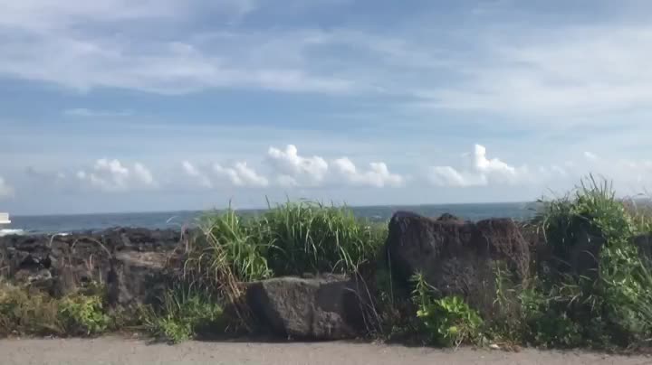 It is a coastal road in Jeju Island.