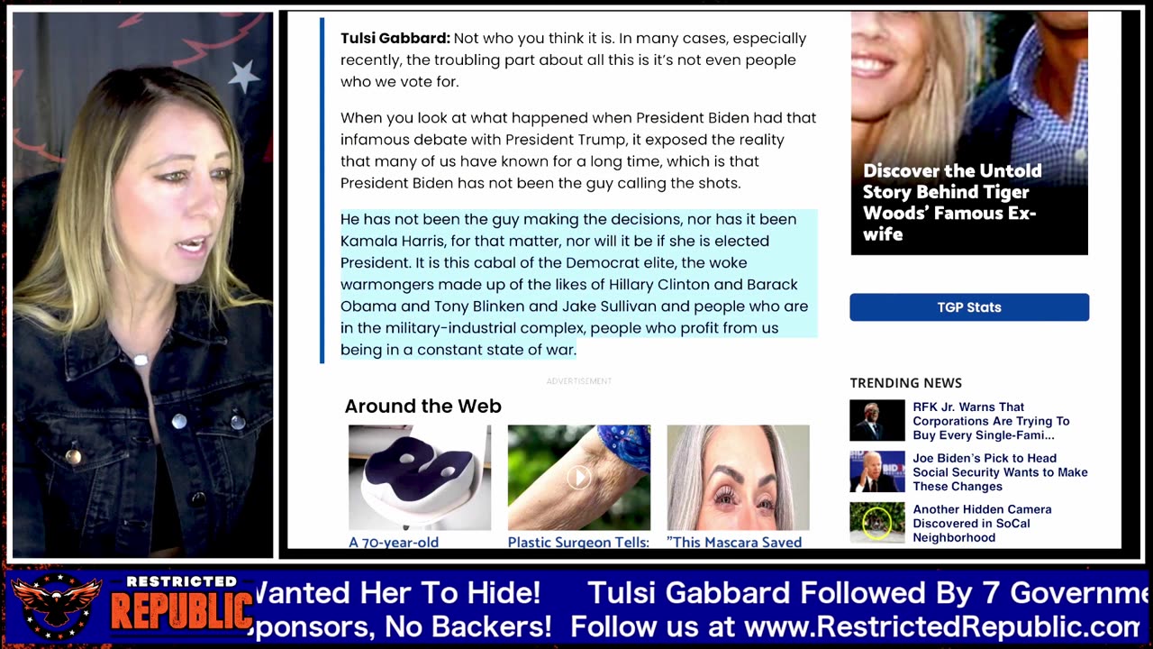 [2024-08-06] Tulsi Gabbard Followed By 7 Government Officials & Now ...