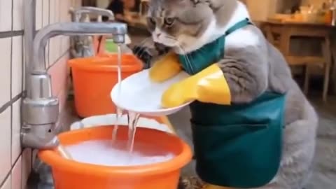 Let's wash the dishes