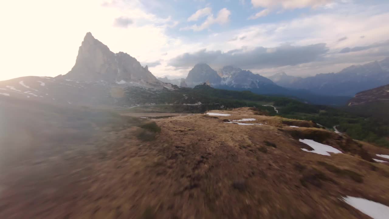 Drone Footage-Mountains