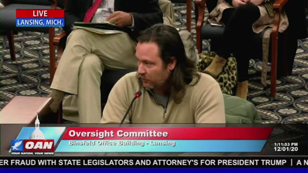 Witness talks about truck of mail-in ballots showing up at 4 a.m., 2020