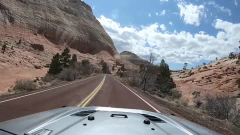 Drive thru Zion National Park