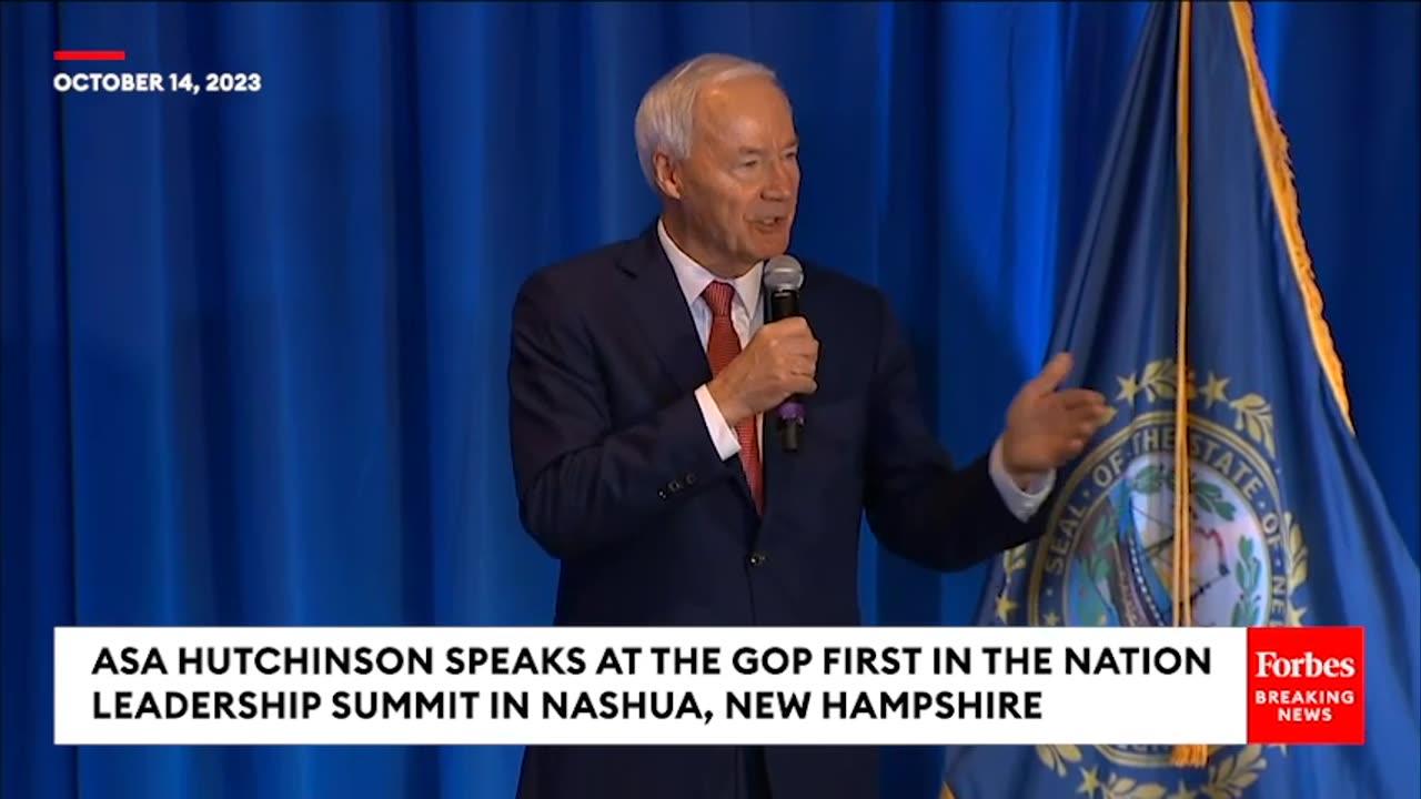 Asa Hutchinson Asks GOP Activists To Look At His Background When Deciding On 2024 Nominee