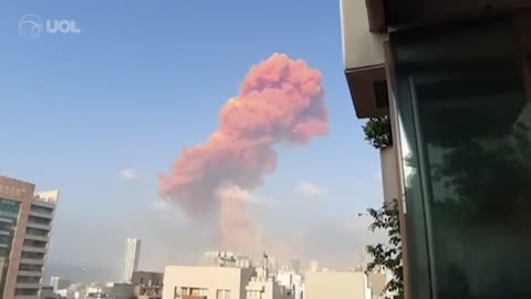 grande explosão em beirut