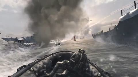 CALL OF DUTY MODERN WARFARE 3 Walkthrough Gameplay PART 24 - BOAT DRIVING (FULL GAME)