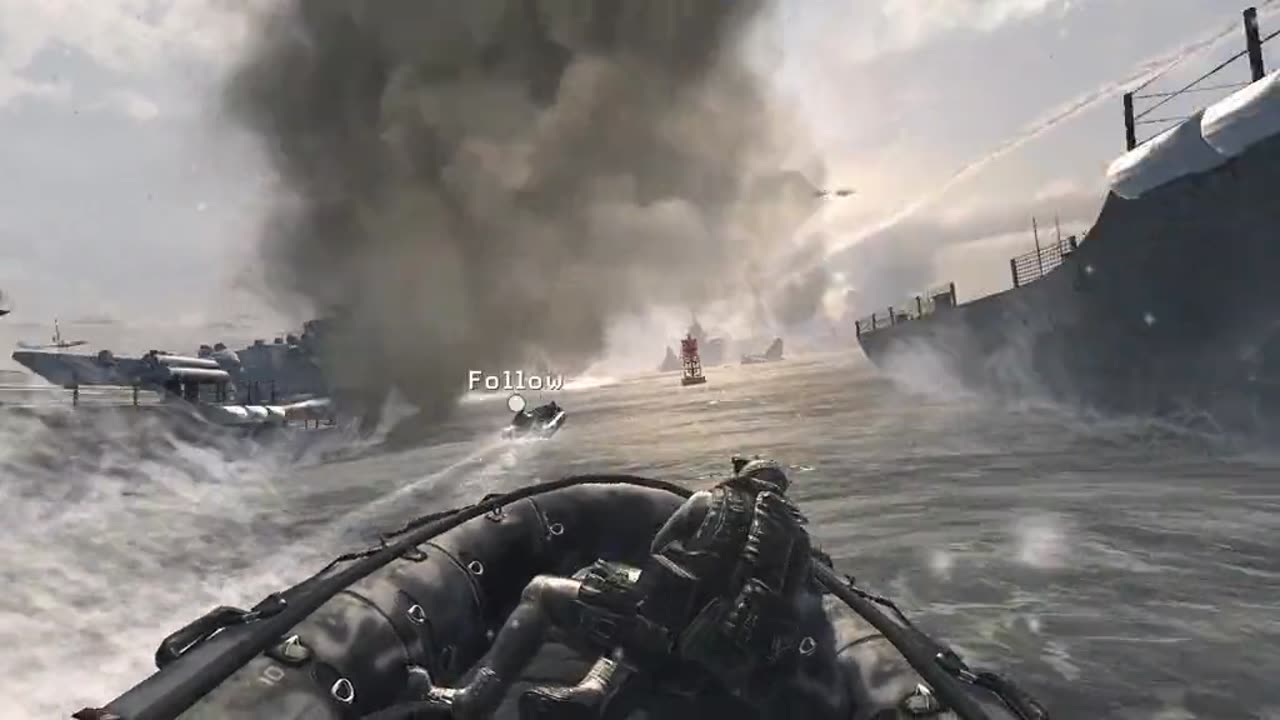 CALL OF DUTY MODERN WARFARE 3 Walkthrough Gameplay PART 24 - BOAT DRIVING (FULL GAME)