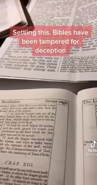 THE BIBLE REVEALED - So this is very interesting! This guy has many Bible versions