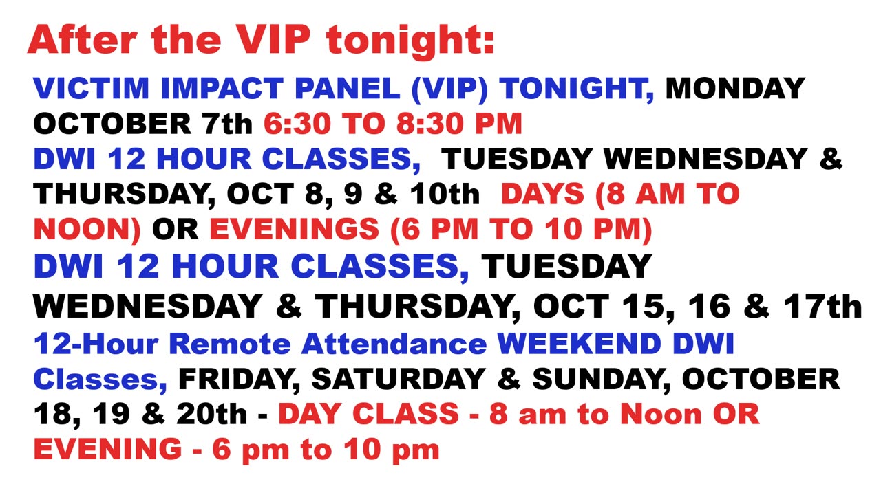 VIP TONIGHT - REGISTER NOW