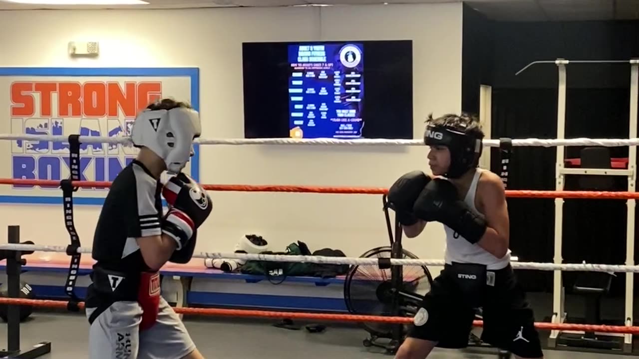 Joey sparring Nico. 12/26/23