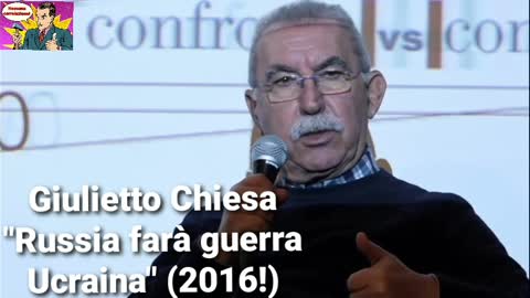 Giulietto Chiesa 2017 avverte della guerra in Ucraina