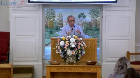 Sunday morning service at Liberty Baptist Church 5/22/2022