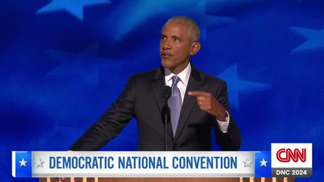 Barack Obama pokes fun at Trump in his DNC speech