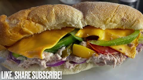 Tuna Sub Sandwich Easy & Delicious