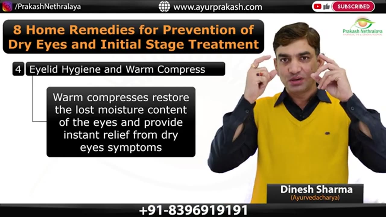 Home remedies for dry eyes