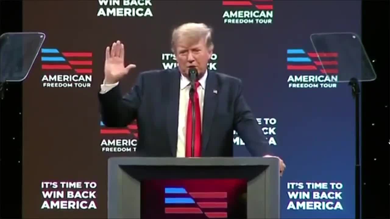 Trump jokes about Biden falling of the bicycle !