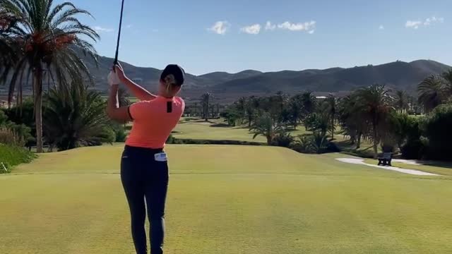 Golf playing