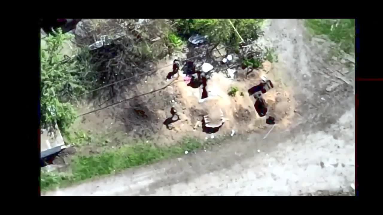 Close call for Russian troops