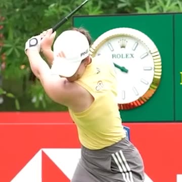 Powerful swing #golf #golfer #powerful #hit #shot #swing #professional #athlete #green #fairway