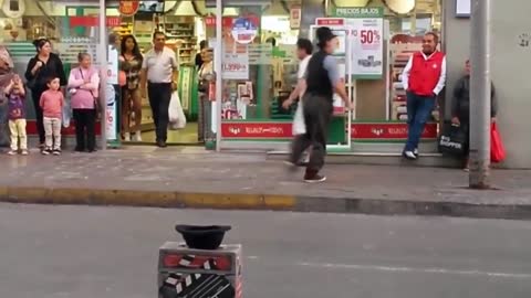 Very Funny Clown on Street 🤡