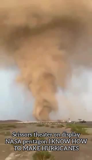 Scissors theater on display NASA pentagon I KNOW HOW TO MAKE HURRICANES