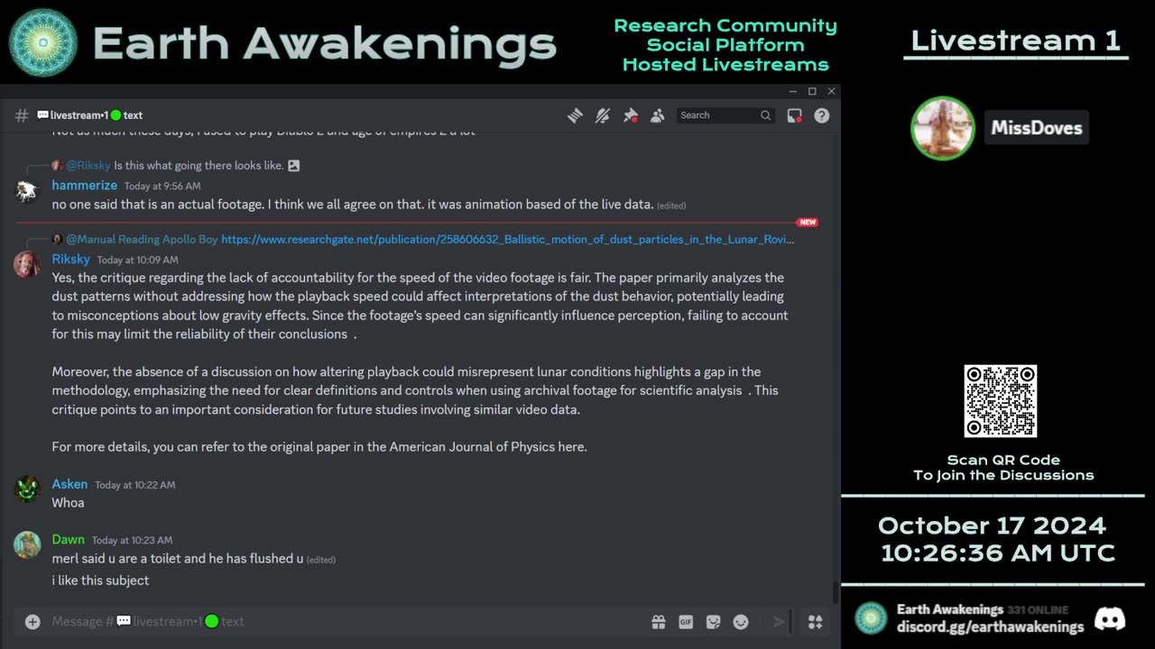 Earth Awakenings - Livestream 1 - #1932