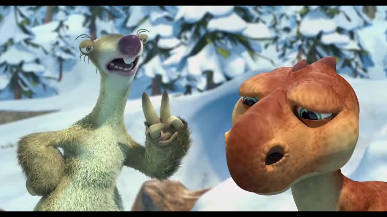 ICE AGE: DAWN OF THE DINOSAUR Clips - "Angry Fossil" (2009)-7