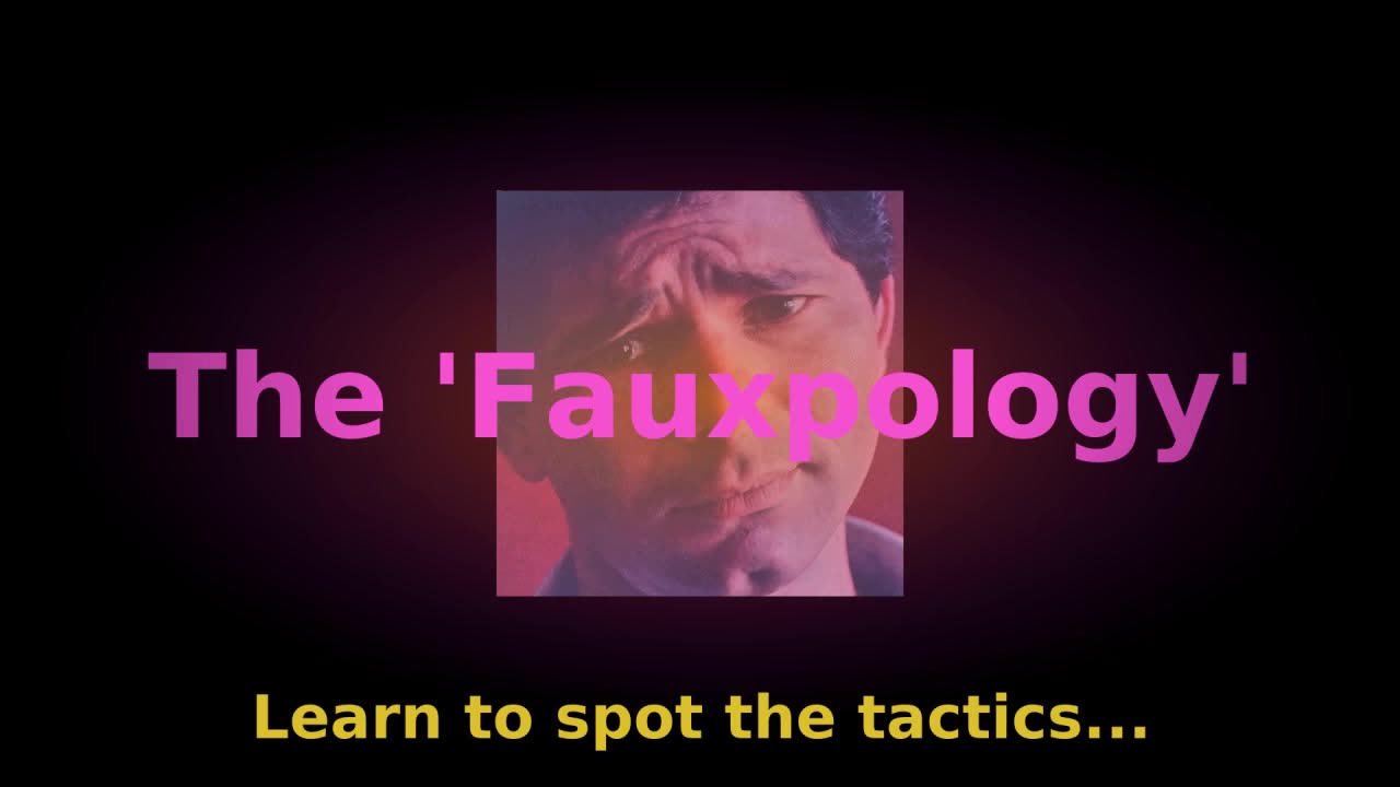 A Fauxpology Example