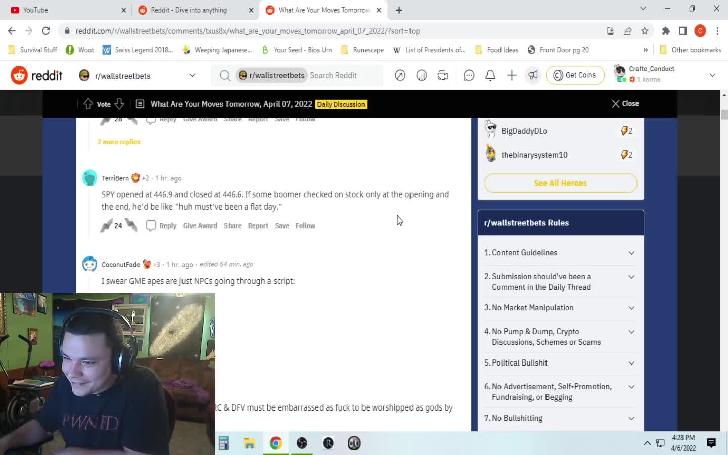 Reddit Reactions: 1 (Crafte)