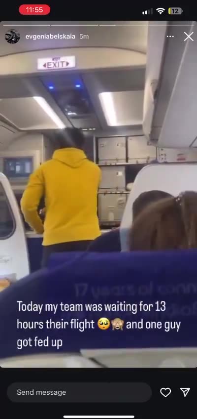 Hombre golpea al piloto de su avión