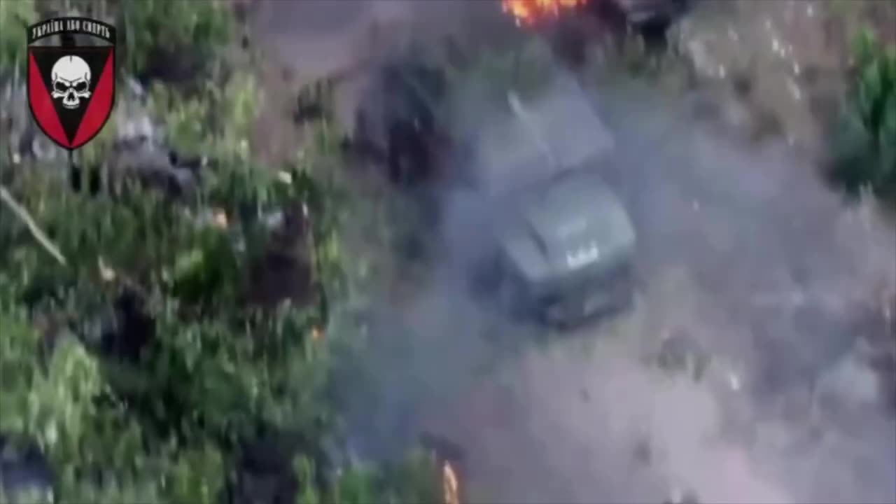 Multiple Russian APCs Are Blown to Bits During Massive Assault