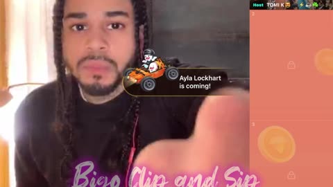 TomiKay attempts to interview PolyGod but he's playing in her face 3/6/24 #bigoclipandsip