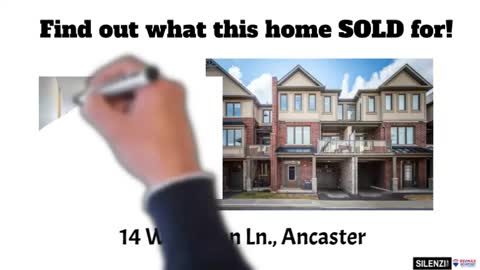 ‼‼Find Out What This Home Sold For - 14 Workman Ln., Ancaster