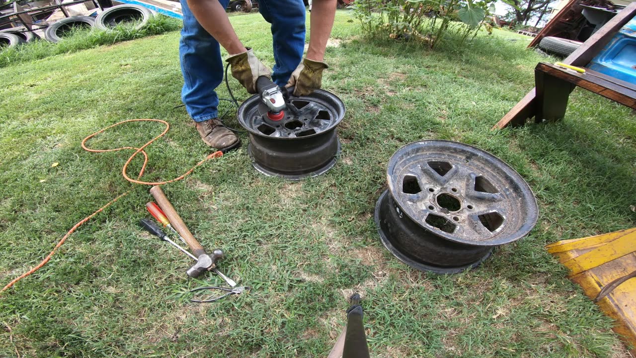 1978 Chevy Nova Tire swap