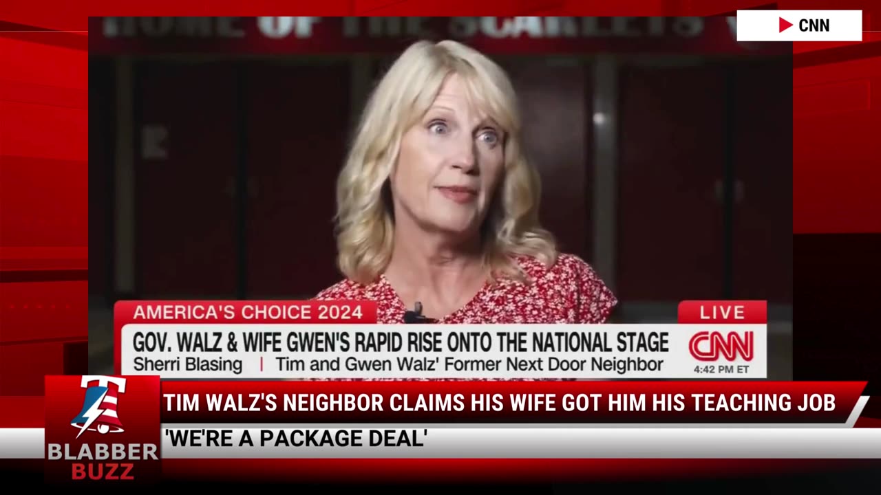 Tim Walz's Neighbor Claims His Wife Got Him His Teaching Job