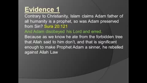 1 Exposing Islamic lies, are prophets really preserved from sinning Part 1