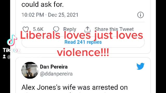 Liberals loves violence