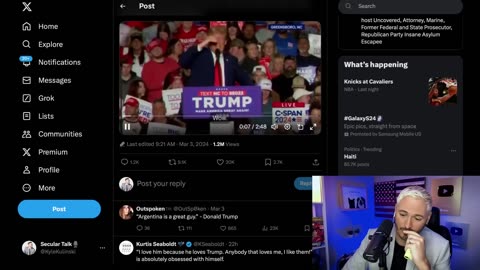 Dripping Wet Trump Short Circuits In Rally Speech _ The Kyle Kulinski Show