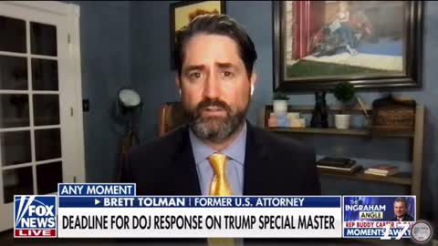 Tolman: All of the talk about a special master is something that makes the DOJ very uncomfortable.