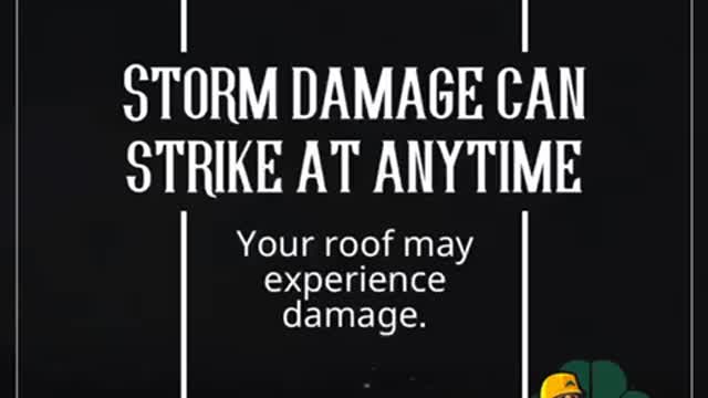 Storm damage? Shamrock Roofing can help!