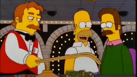 homero y flanders van a las vegas(los simpsons)