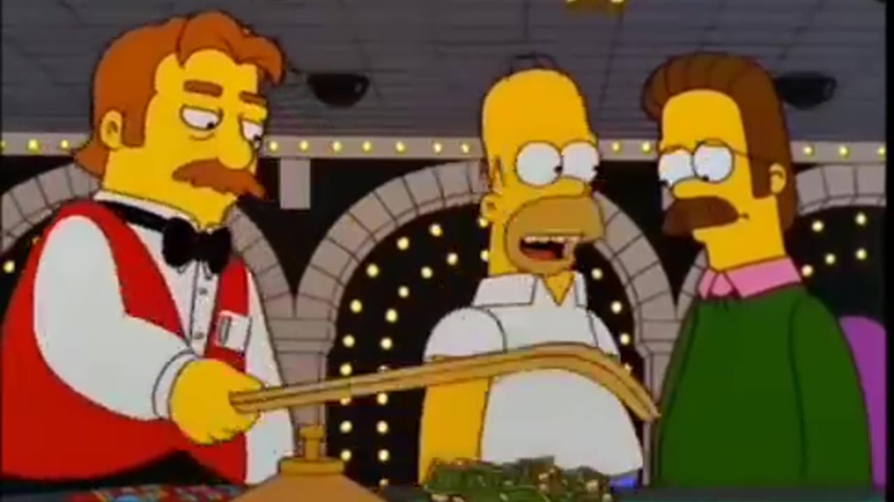 homero y flanders van a las vegas(los simpsons)