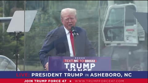 Trump in Asheboro, NC