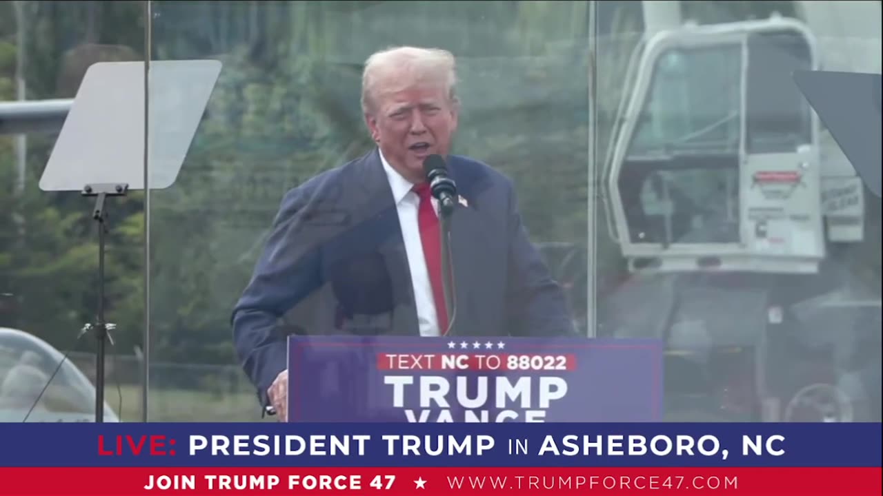 Trump in Asheboro, NC