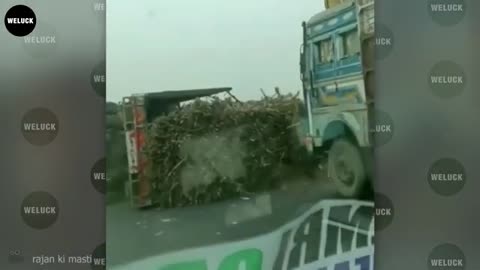 200 Tragic Moments! Stupid Truck Driver's Actions Result In Horrific Car Crashes