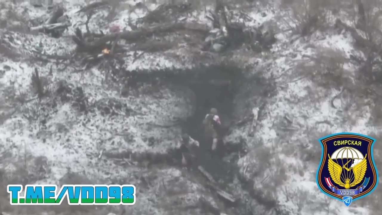 Russian paratroopers storming AFU positions near Artyomovsk.