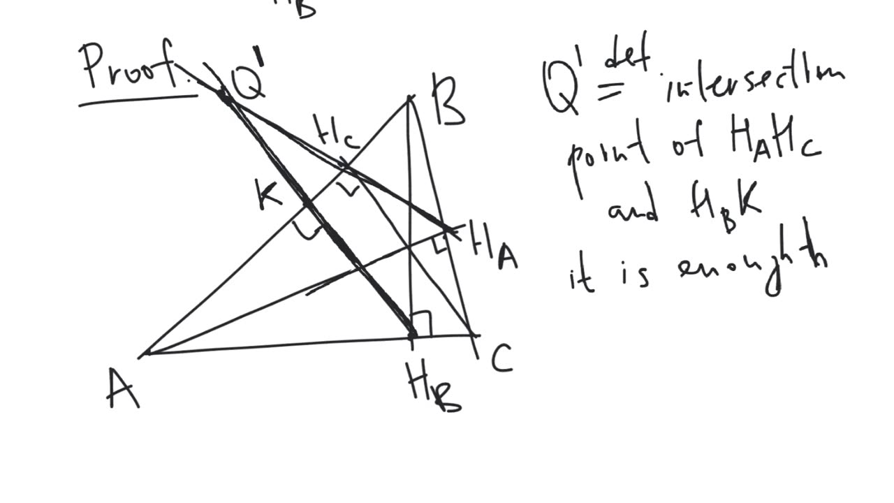 Reflections of foot of altitude of triangle with respect to sides | plane geometry | intermediate