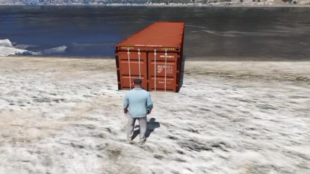 Shin-chan opening container #shinchan #gta #gta5